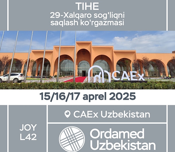 TIHE 29-xalqaro sog'liqni saqlash ko'rgazmasi.